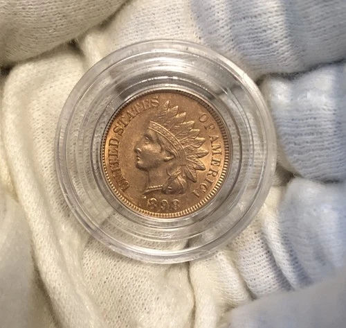 1898 Indian Head Cent BU RED CONDITION