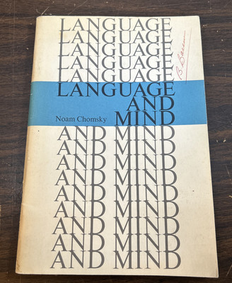 First Edition,  Language and Mind, Seminal Work by Noam Chomsky, 1968