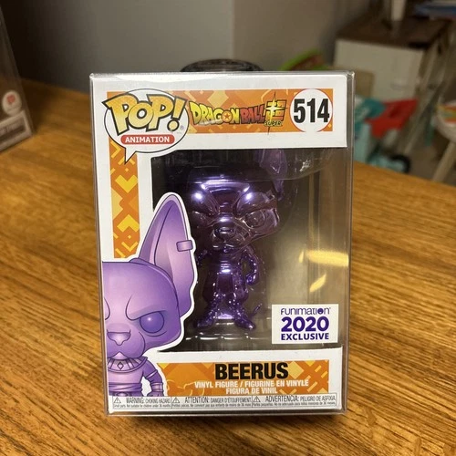 Funko Pop! Vinyl: Dragon Ball - Beerus (Purple Chrome) - Funimation (Exclusive)