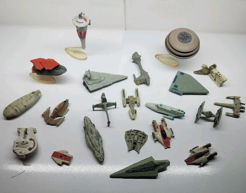 Micro Machines Star Wars Collectors Edition (Silver) 1993 Loose Lot 21 pcs - Image 2 of 4