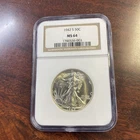 1942 S WALKING LIBERTY HALF DOLLAR PCGS MS 64 BLAZING SILVER DANCING IN FROSTY