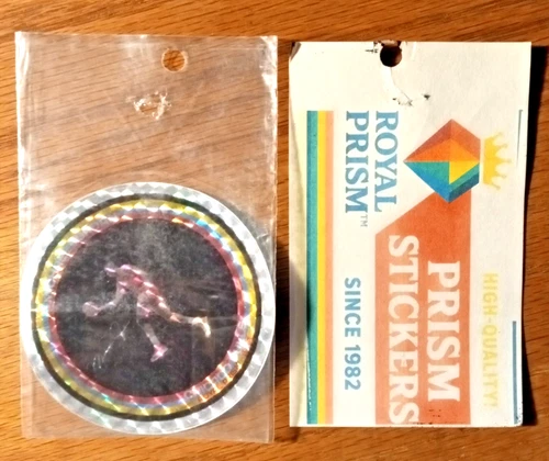 1988 Michael Jordan Royal Prism Basketball Card Sticker w/ Header