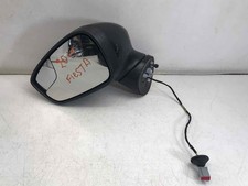 2016 Ford Fiesta Left Driver Door Mirror Power Black Used Oem