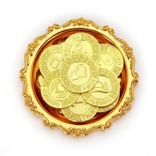 TINGKU 13 Unity Coins Wedding Arras de Boda Set w Tray Catholic Ceremony
