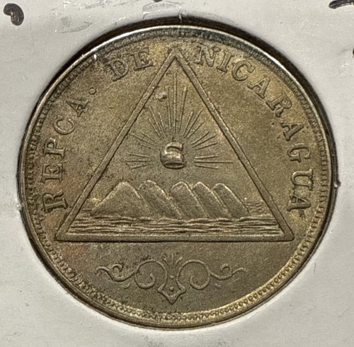 1899 5 Centavos Nicaragua - BU Uncirculated 5C Coin