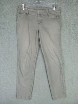 Old Navy Womens 2 29x25 Gray Pixie Chino Tapered Pants