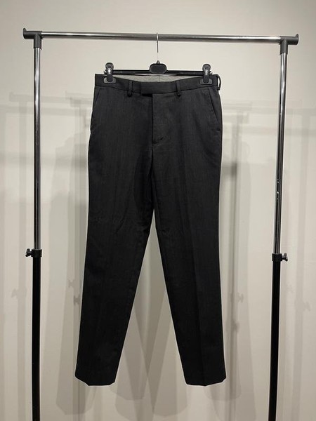 Men Marks & Spencer Trousers Grey Wool 31