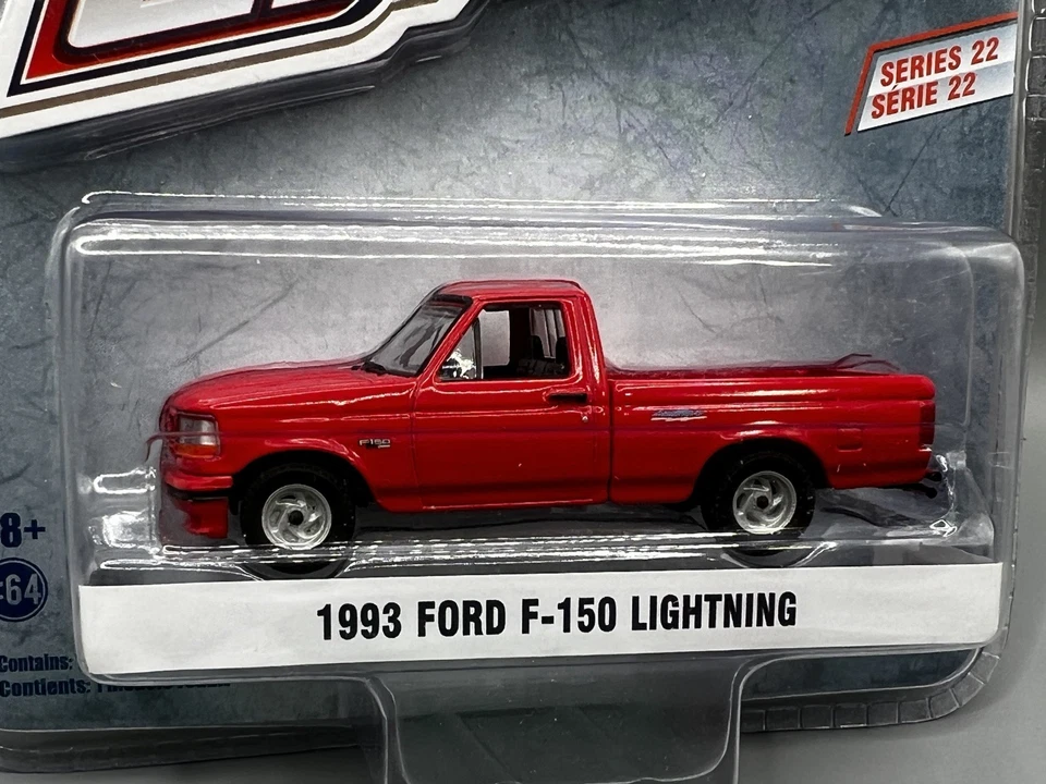 Ford F-150 SVT Lightning 1993 Greenlight GL Muscle Red Foto 3 de 4