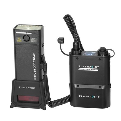 Flashpoint eVOLV 200 Pro II TTL Pocket Flash Kit With BP-960 Blast Pack
