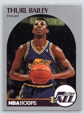 1990-91 Hoops #285 Thurl Bailey - Utah Jazz
