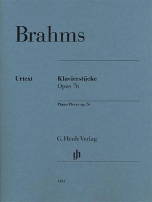 Piano Pieces op. 76 | Instrumentation: Piano solo | Johannes Brahms | Deutsch