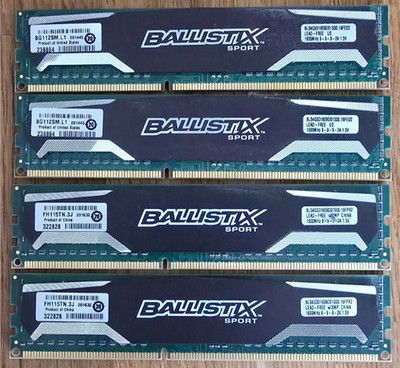 CRUCIAL BALLISTIX SPORT - 16 GB (4 X 4 GB) - DDR3 RAM