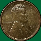 1920 Lincoln Wheat Cent Choice Almost Uncirculated AU+/UNC Coin #43261