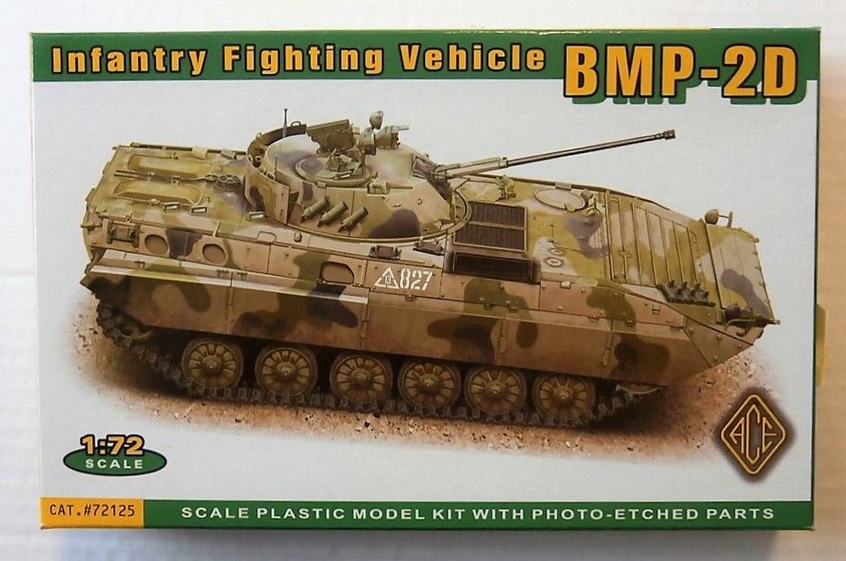 Blindé BMP-2D ACE 1/72 évitez les ajustements difficiles grâce aux pièces ajustées en plastique