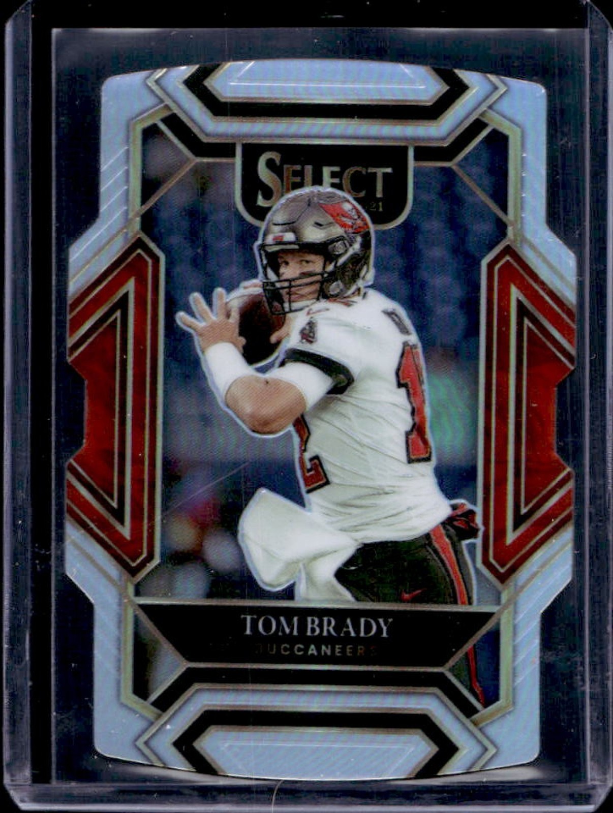 2021 Select Tom Brady Silver Prizm Die Cut Club #201 Buccaneers