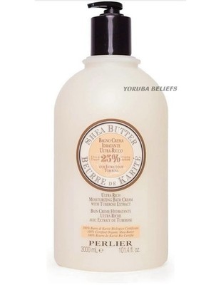 Perlier Shea Butter W/extract  Of  Tuberose Moisturizing  Bath cream 101.4 Fl oz