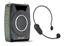 Bluetooth 5.0 Voice Amplifier with Wireless Mic Headset Waterproof Personal