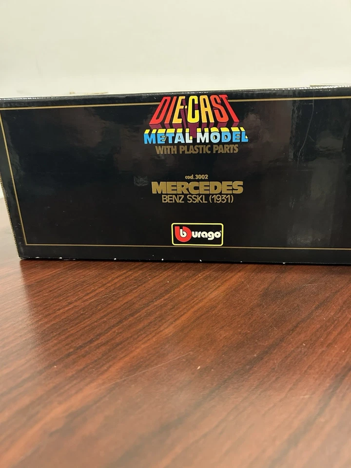 Mercedes-Benz SSKL 1931 kit escala 1:18 #3002 blanco y marrón Foto 3 de 3