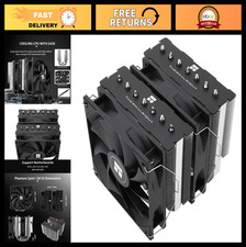 High-Performance CPU Air Cooler, 7 Heat Pipes, Dual 120mm PWM Fans, AM4/AM5/Inte