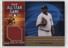 2010 Topps Update All-Star Stitches Relics Gold 24/50 CC Sabathia HOF 0qo1