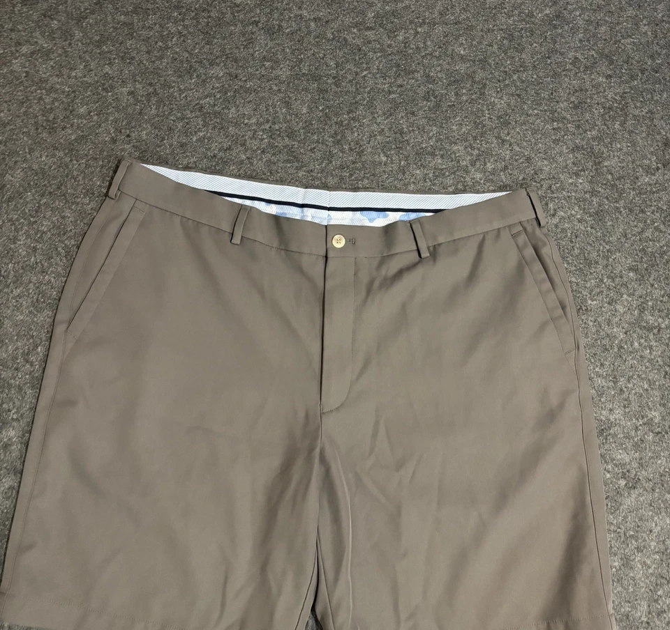 Pantalón corto Peter Millar Salem Performance para hombre 40 gris 8,5” entrepierna golf Foto 3 de 4