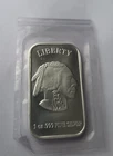 *1 OZ. SILVER BUFFALO PROOF BAR INDIAN HEAD LIBERTY .999 FINE SILVER BAR SEALED*