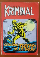 41) KRIMINAL n.  360 - Corno 1972 -  ottimo/edicola -  NO resa  MAI aperto
