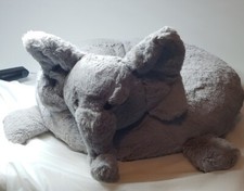 Elephant Neck Head Pillow Stuffed Animal Plush with Rattle