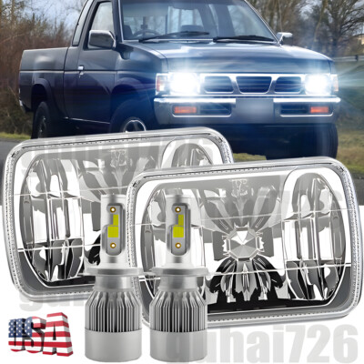For 1990-1997 NISSAN HARDBODY PICK-UP TRUCK Beam 7x6 inch LED Headlight