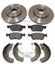 Dischi e pastiglie freno anteriori 2 e scarpe posteriori per Ford Fiesta MK8 1.0 1.1 1.5 TDCi