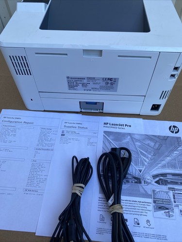 HP LaserJet Pro M402n Printer W / Toner  & cables firmware updated, Tested #5 - Picture 9 of 10