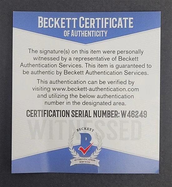 Béisbol Serie Mundial 2019 firmado por Aníbal Sanchez Nacionales de Washington Beckett Foto 4 de 4