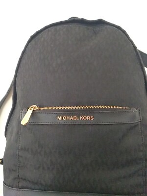 MICHAEL KORS Morgan Signature Backpack Admiral Canvas MICHAEL KORS Morgan MK Signature MD Backpack Admiral Blue  main image 3