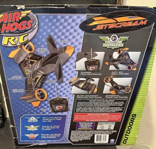 Air Hogs RC Jetscream Retired 2007 New Opened Box Ducted Jet Spin Master Airhogs - Picture 2 of 16