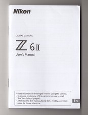 Nikon Z6 II Mirrorless Camera Basic Instruction Manual / User Guide In English