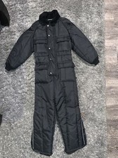New Vintage Walls Blizzard Pruf Insulated Outwear Coveralls Youth Size 14 Black