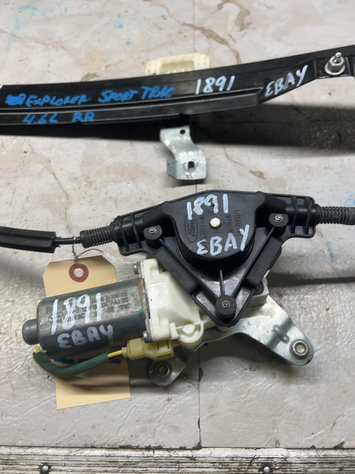 2006-2010 EXPLORER MOUNTAINEER Passenger Right Rear Door Power Window Regulator - Image 2 of 4