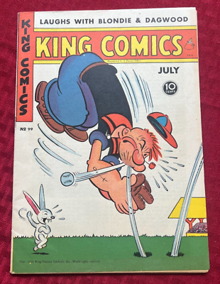 King Comics #99 FN- July 1944 King Features Syndicate Popeye