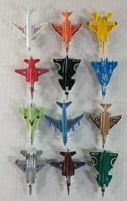 Lot of 12 Diecast Military Fighters Planes Airplanes Jets Vintage Variety
