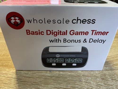 Wholesale Chess Basic Digital Clock & Game Timer with Bonus and Delay w/Box - Picture 4 of 7