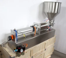 1000-5000ml Adjustale Liquid Paste Filler Automatic Packing Machine 50L Hopper