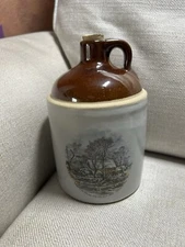 Currier And Ives Crock