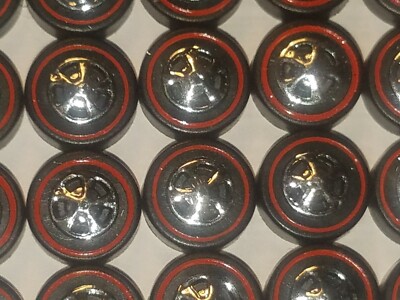 Hot Wheels Redline Red Line WHEEL TIRE Lot of 48 MEDIUM Cap Style -NICE! 