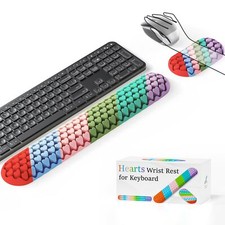 Keyboard Wrist Rest Set for Computer Keyboard and Mouse Ergonomic Mouse Keybo...