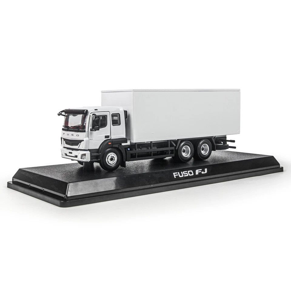 Белая литая модель грузовика Mitsubishi Fuso FJ масштаб 1:48 игрушка подарок коллекция Paudi - Изображение 3 из 4