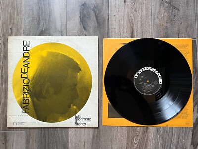 Fabrizio De André - Tutti Morimmo A Stento (LP, Vinyl, RE italy 1971)
