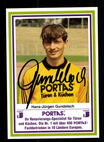 Hans Jürgen Gundelach Autogrammkarte Eintracht Frankfurt 1984-85 + A 193669