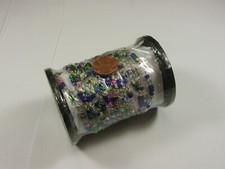 1 Spool 10 Meters Rainbow Glass Beading Chain - India Handmade Arts and Craft