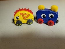 Wooden railway Dinosaur / Animal trains work with Thomas  Brio     dd