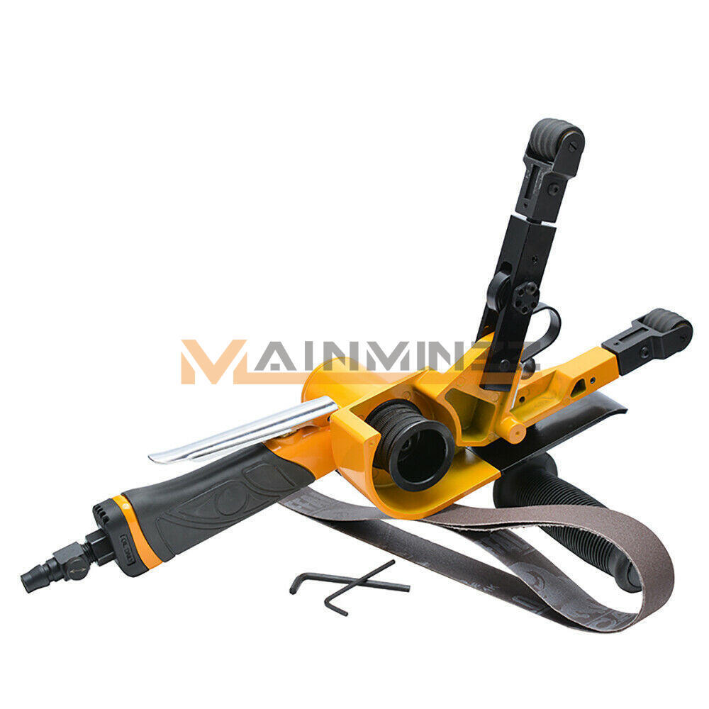 ONE 5-120MM Pneumatic round tube belt sander Air Stainless steel